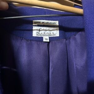 Women's Purple Pea Coat